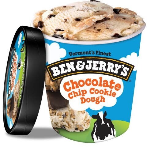 Ben & Jerry's Chocolate Chip Cookie Dough 8 x 473 ml - 