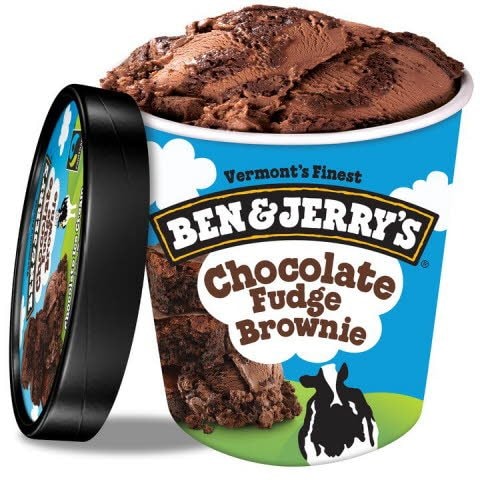 Ben & Jerry's Chocolate Fudge Brownie 8 x 473 ml - 