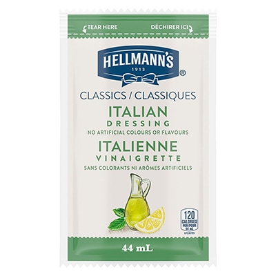 Hellmann's® Classics Italian Dressing Sachet 102 x 44 ml - Hellmann's® Classics Italian Dressing Sachet: To your best salads with dressing that looks, performs and tastes like you made it yourself.