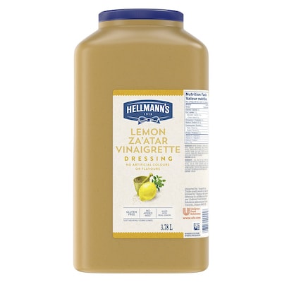Hellmann's® Lemon Za'atar Dressing 2 x 3.78 L - I’m constantly looking for new flavour combinations like the Hellmann's® Lemon Za'atar Salad Dressing (2 x 3.78 L) to keep my salads fresh and exciting.