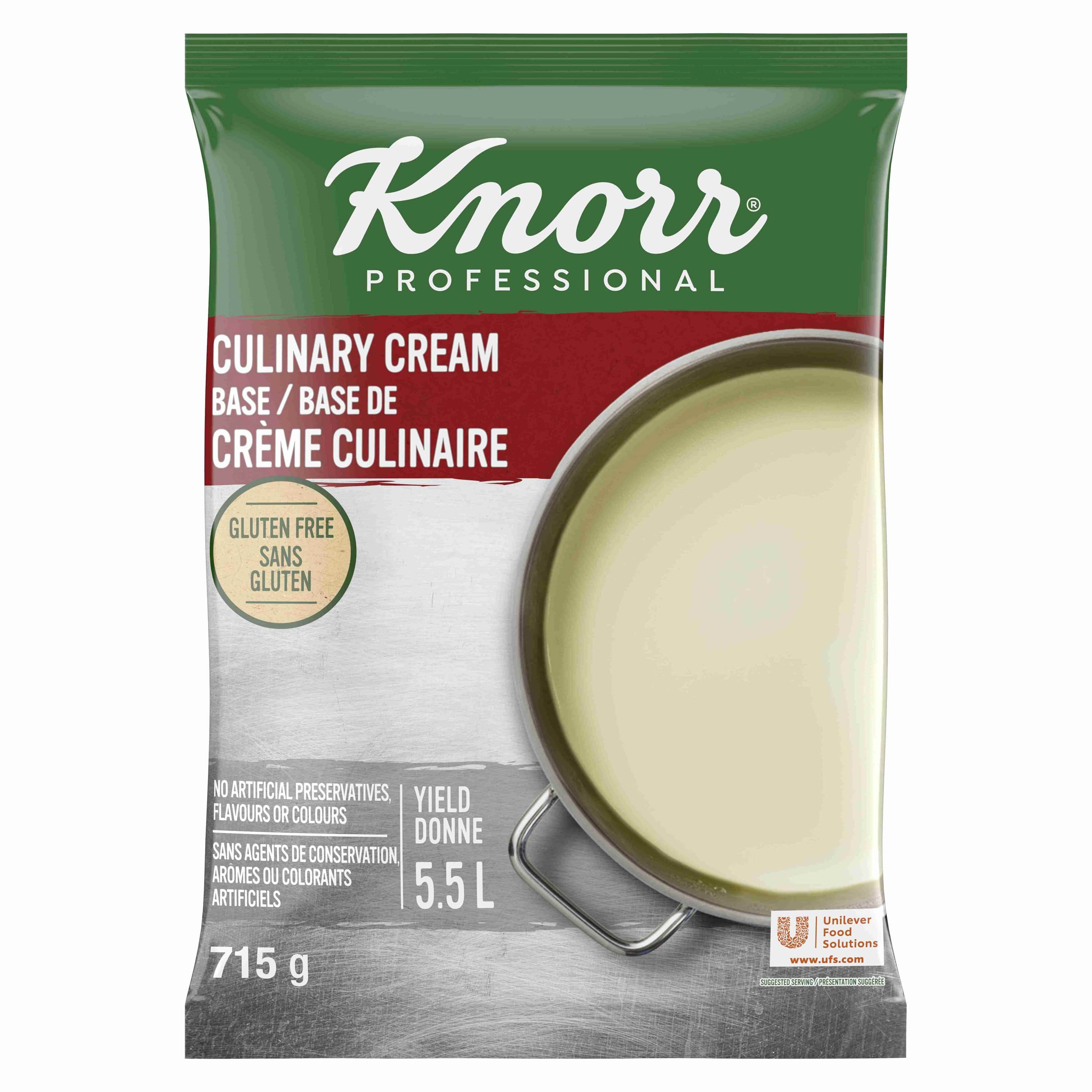 Knorr® Professionnel Base de Crème Culinaire 6 x 715 g - Knorr® Professionnel Base de Crème Culinaire 6 x 715 g est plus performante à chaud.