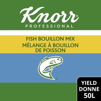 Knorr® Professionnel Mélange à Bouillon de Poisson 6 x 1 kg - 