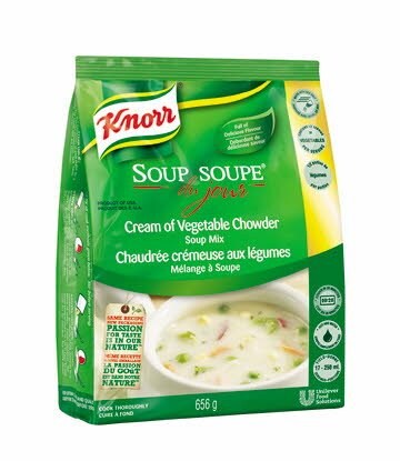 Knorr® Professional Soup Du Jour Mix Cream of Vegetable Chowder 4 x 656 gr - 