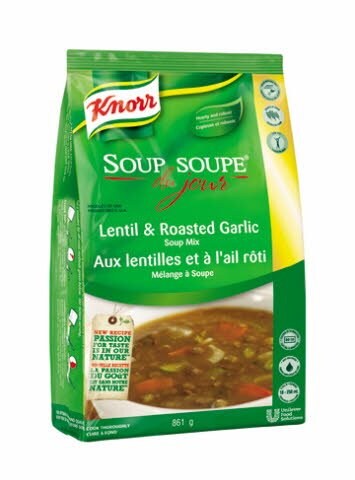Knorr® Professional Soup Du Jour Mix Lentil & Roasted Garlic 4 x 861 gr - 