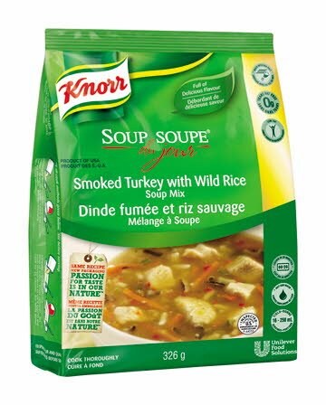 Knorr® Professional Soup Du Jour Mix Smoked Turkey with Wild Rice 4 x 326 gr -