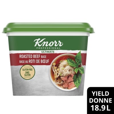 Knorr® Professionnel Ultimate Bouillon Base de Bœuf Rôti 6 x 454 gr - 