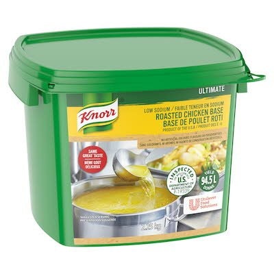 Knorr® Professional Ultimate Low Sodium Chicken Bouillon Base 2 x 2.25 kg - 