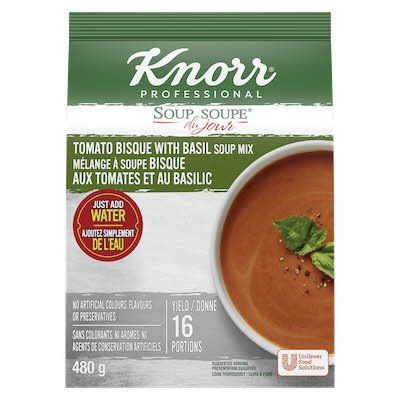 Knorr® Soup Du Jour Tomato Basil Bisque 4 x 480 gr -