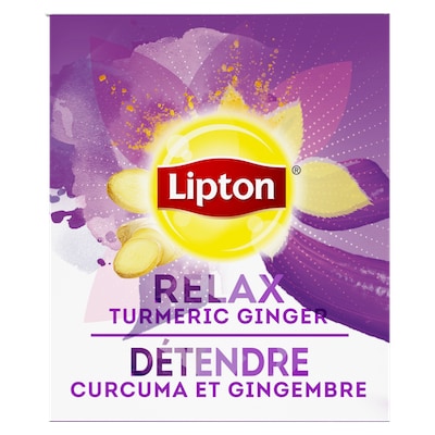 Lipton® Thé Chaud Curcuma et Gingembre 6 x 28 sachets -