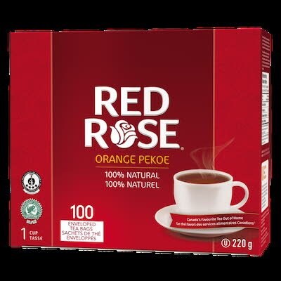 Red Rose® Tea Orange Pekoe 10 x 100 bags a 1.5 cups -