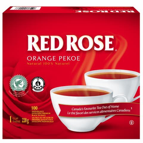 Red Rose® Tea Orange Pekoe 100 bags a 1 cup