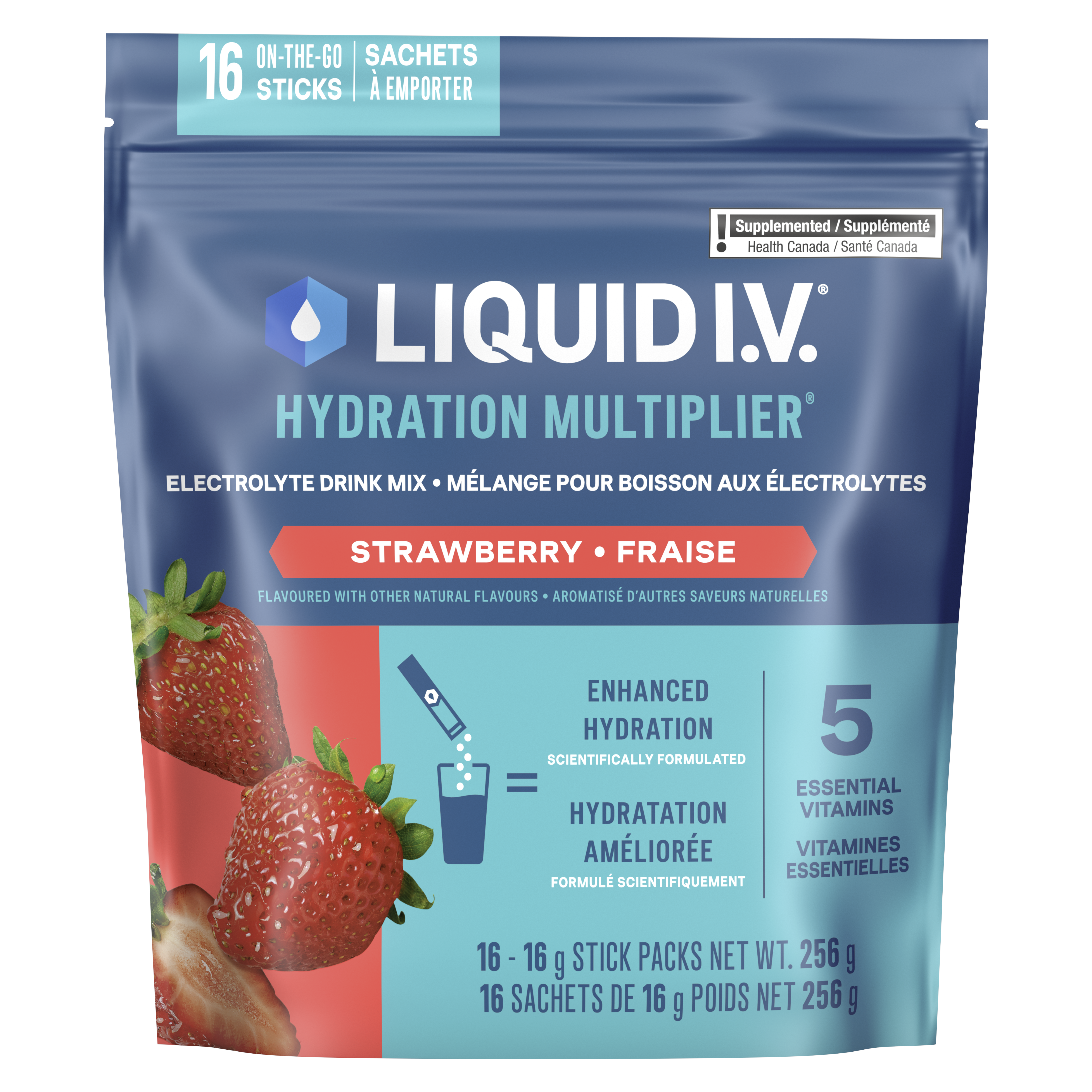 Boiss élect LiqIV Fraise 100x1