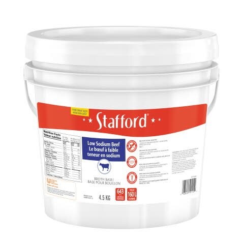Stafford® Red Label Low Sodium Beef Broth 1 x 4.5 kg -