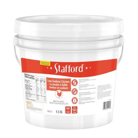Stafford® Red Label Low Sodium Chicken Broth Base 1 x 4.5 kg -