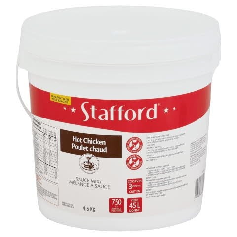 Stafford® Étiquette Rouge Mélange à Sauce Poulet Chaud 1 x 4.5 kg - 