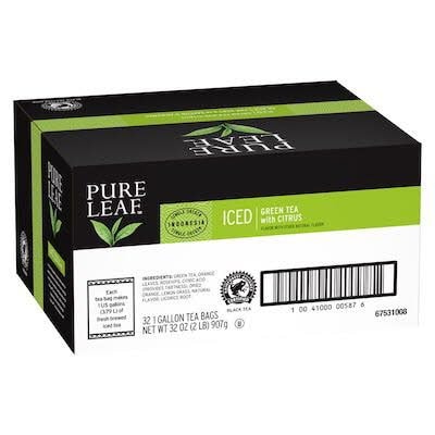 Pure Leaf™ Iced Tea Green with Citrus 32 x 3.79 L - An extraordinarily refreshing iced green tea with a tart citrus flavour