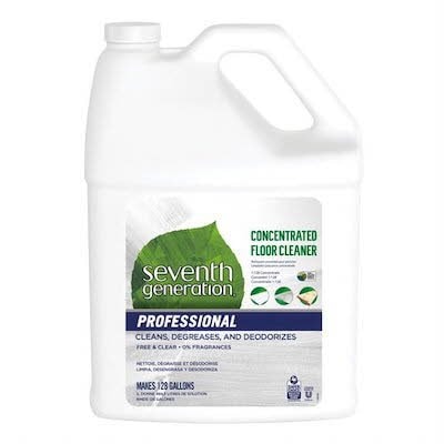 Seventh Generation® Professional Concentrated Floor Cleaner 3.79 l x 2 - Biodégradable, sans danger pour les fosses septiques et les eaux grises