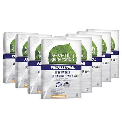 Seventh Generation® Professional Dishwasher Detergent Powder 8 x 2.2 l - Sold in a convenient 2.2 l size