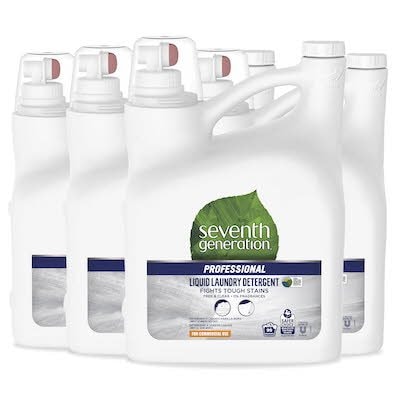 Seventh Generation® Professional Liquid Laundry Detergent 4.43 l x 4 - Certifié par l'USDA
