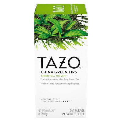 TAZO® Hot Tea China Green Tips 6 x 24 bags - We’ve got our own thing brewing with TAZO® Hot Tea China Green Tips 6 x 24 bags: dare to be different