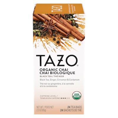 TAZO® Hot Tea Organic Chai 6 x 24 bags - We’ve got our own thing brewing with TAZO® Hot Tea Organic Chai 6 x 24 bags: dare to be different