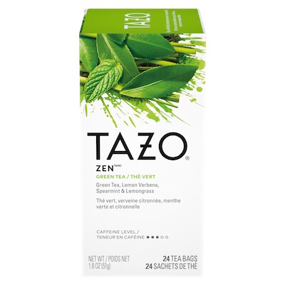 Tazo Hot Tea Zen Green 6 X 24 Bags Unilever Food Solutions Ca
