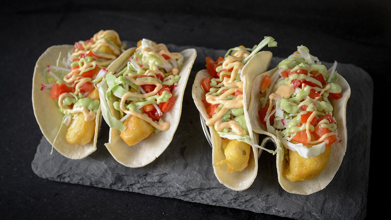 Tacos au Poisson Style Baja avec Flétan – - Recette