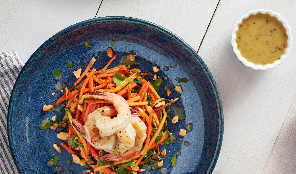Salade épicée à la Papaye et aux Crevettes – - Recette Salade épicée à la Papaye et aux Crevettes – - Recette