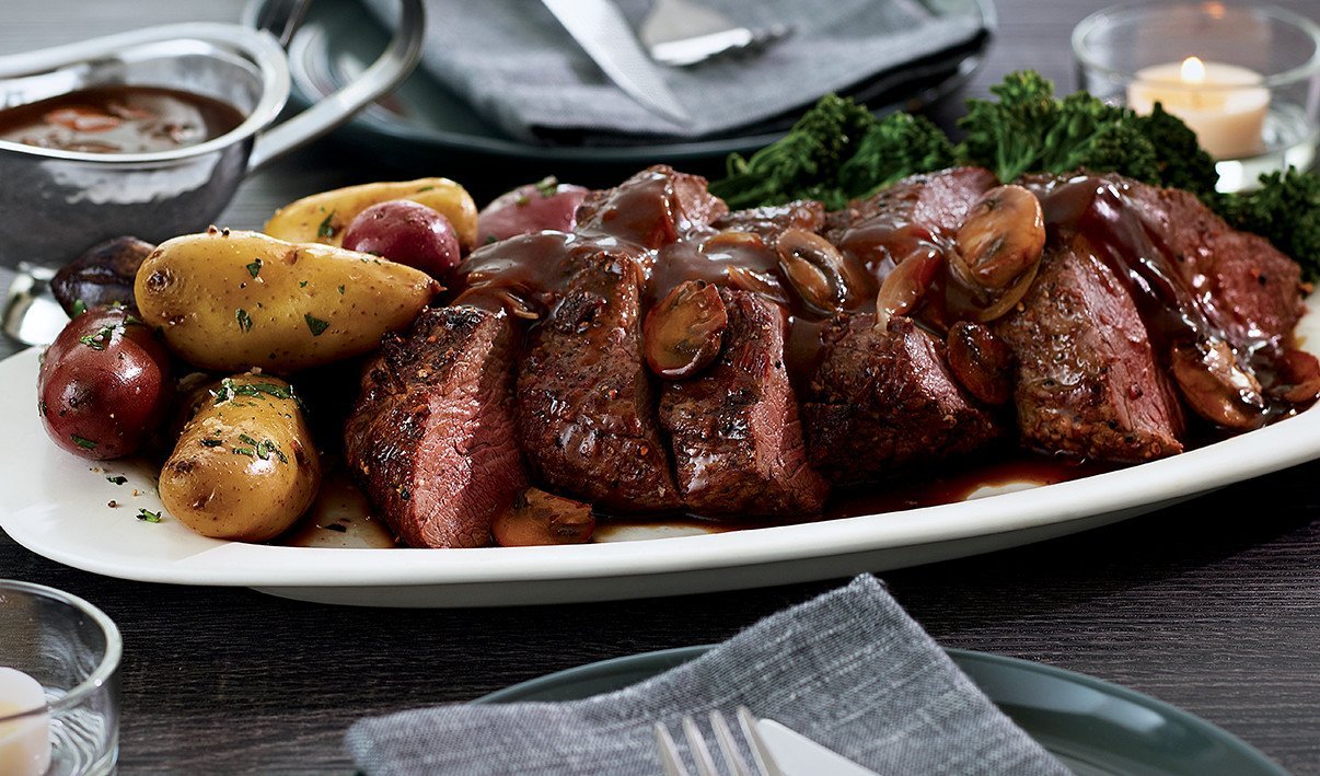 Châteaubriand de boeuf dans le filet