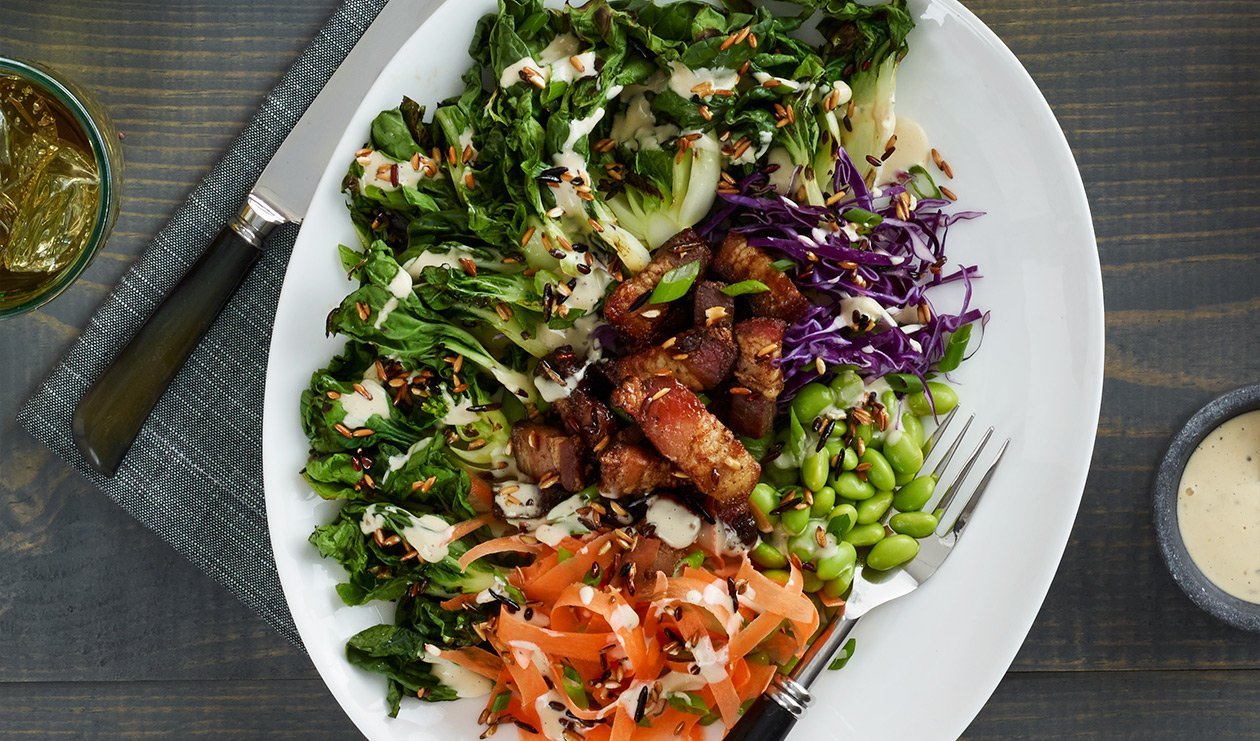 Salade grillée de bok choy – - Recette