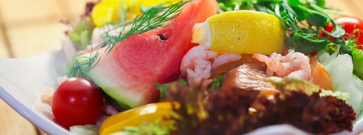Watermelon with Shrimp and Crisp Shallots – - Recipe