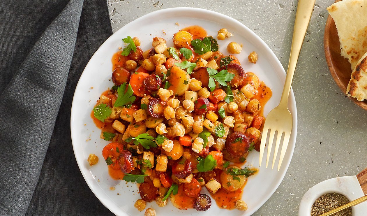 Salade de Légumes Grillés du Moyen-Orient – - Recette