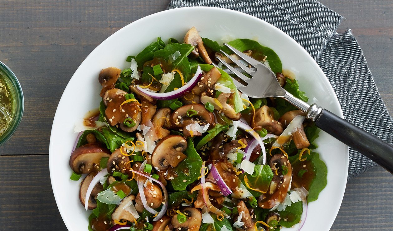 Sesame-Soy Mushroom Salad – recipe