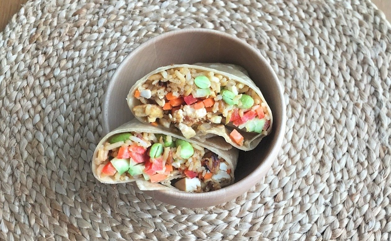 Burrito de tofu aux épices – - Recette Burrito de tofu aux épices – - Recette