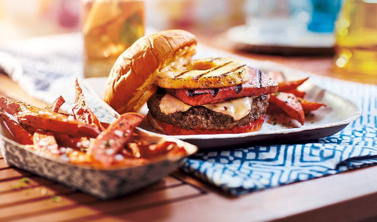 Hamburger à l’Hawaïenne – - Recette