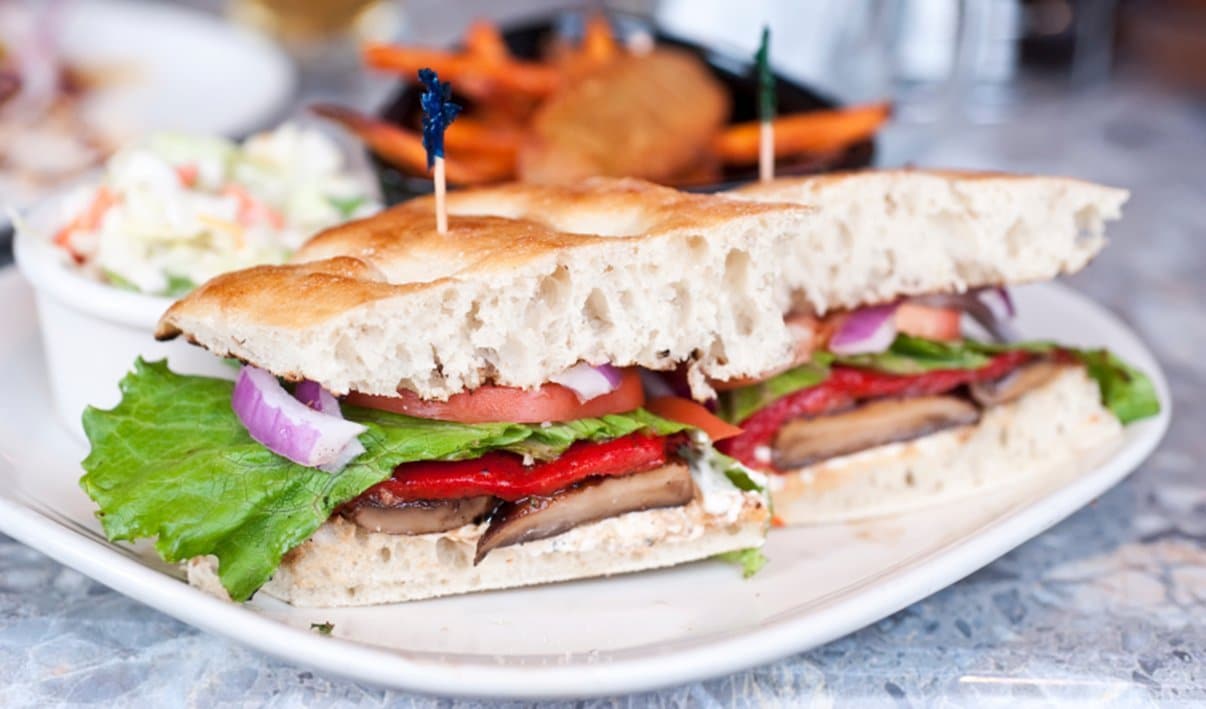 Record-Breaking Portobello Sandwich – recipe