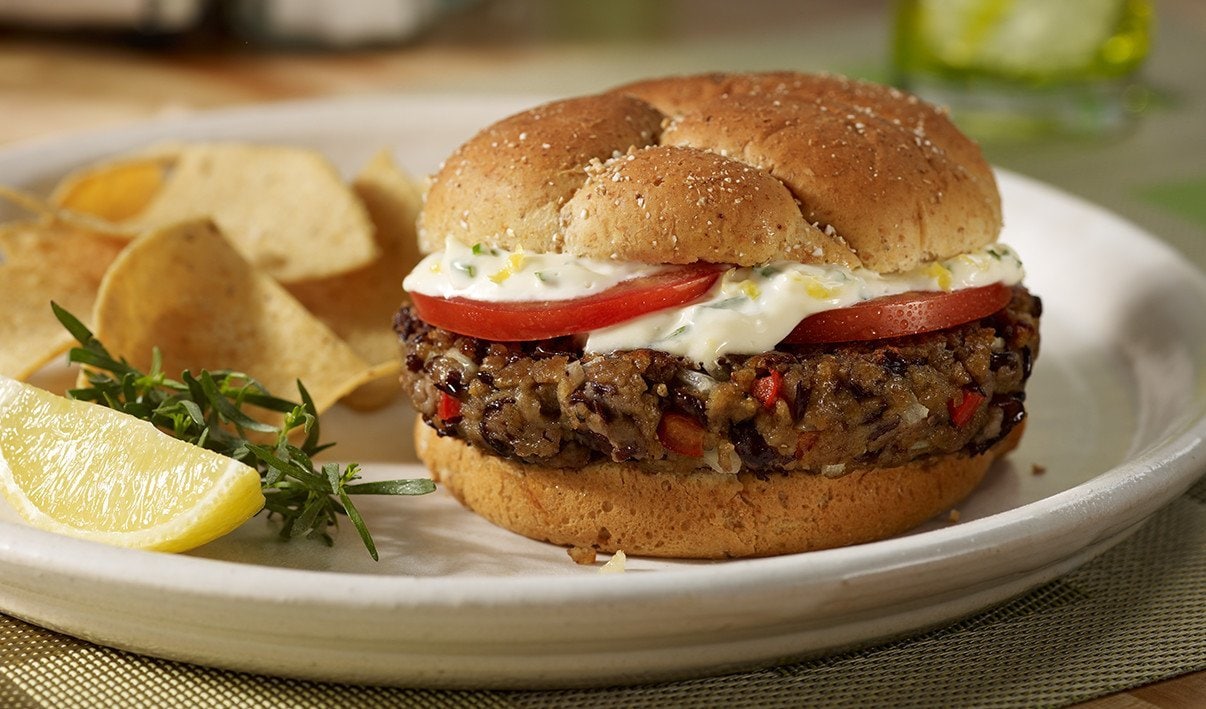 Hamburger épicé aux Haricots Noirs – - Recette