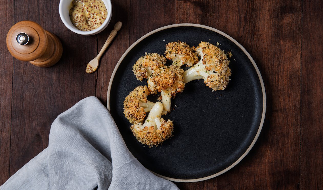 Maille® Mustard-Crusted Cauliflower – - Recipe Maille® Mustard-Crusted Cauliflower – - Recipe