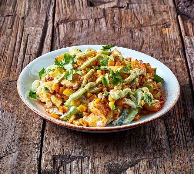 Salade Mexicaine de pommes de terre et maïs Salade Mexicaine de pommes de terre et maïs