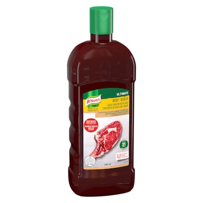 Knorr® Professional Beef Liquid Concentrated Base 946mL 4 pack - Knorr® Professional Liquid Concentrated Base Beef 4 x 946 ml delivers simple, clean food with ease. Knorr® Bases are reinvented by our chefs with your kitchen in mind.
