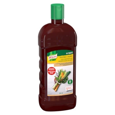 Knorr® Professional Ultimate Liquid Concentrated Veg Base 946mL 4 pack - Knorr® Professional Liquid Concentrated Base Vegetable 4 x 946 ml delivers simple, clean food with ease. Knorr® Bases are reinvented by our chefs with your kitchen in mind.