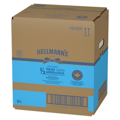 Hellmann's® 1/2 The Fat Light Mayonnaise 1 x 20 L - 