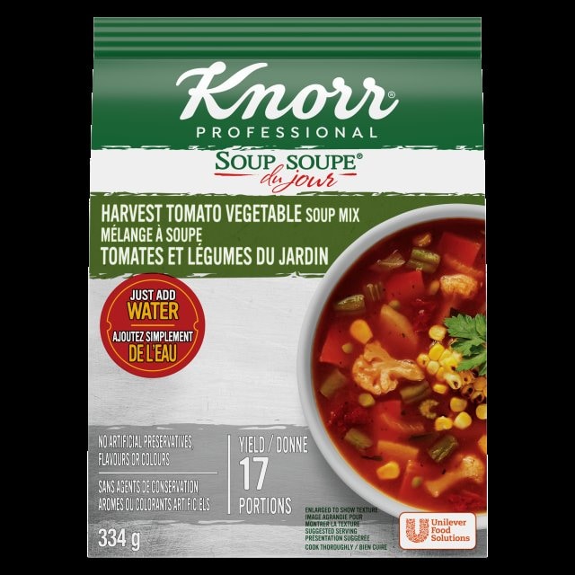 Knorr® Professional Soup Du Jour Harvest Vegetable 334g 4 pack - 