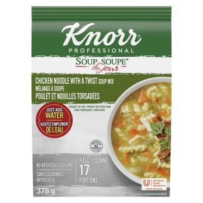 Knorr® Professional Soup Du Jour Mix Chicken Noodle with a Twist 4 x 378 gr - 