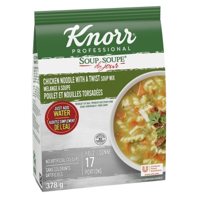 Knorr® Professional Soup Du Jour Mix Chicken Noodle with a Twist 4 x 378 gr - 