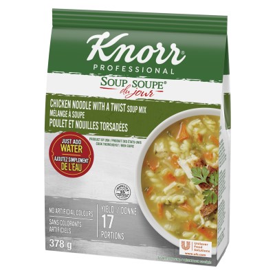 Knorr® Professional Soup Du Jour Mix Chicken Noodle with a Twist 4 x 378 gr - 