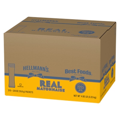 Hellmann's® Real Mayonnaise Stick Pack 210 x 11 ml - Hellmann’s® Stick Packs are easy to open and easy to apply.