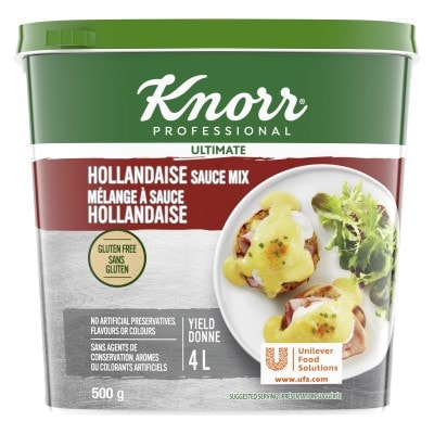 Knorr® Professional Hollandaise 500g 6 pack - Deliver simple, clean food with ease. Knorr® Hollandaise is reinvented by our chefs with your kitchen and your customers in mind.