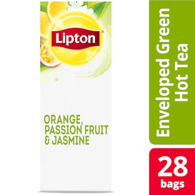 Lipton® Hot Tea Green with Orange, Passion Fruit & Jasmine 6 x 28 bags - 