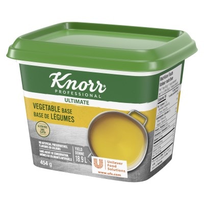 Knorr Professional Select Vegetable Base Bouillon, Vegetarian, Gluten Free,  No added MSG, 1.82 Pound (Pack of 6)